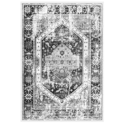 Fotoja e Tepih vintage JOSIANE 160×230 me thekë HM7675.11, gri/ bardhë