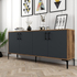 Fotoja e Komodë melamine 180×35×78 cm (HM9428.01), gri, Picture 5
