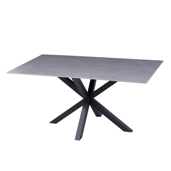 Fotoja e Tavolinë për kafe 120x60x45,5Hcm (HM9470.05), gri/ zezë