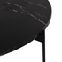 Fotoja e Tavolinë për kafe Φ80x45Hcm (HM9588.01), zezë, Picture 4