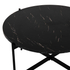Fotoja e Tavolinë për kafe Φ80x45Hcm (HM9588.01), zezë, Picture 5