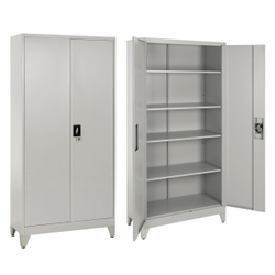 Fotoja e Dollap  metalike Duron 2-derë 90×40×190 Hcm (HM11979), gri