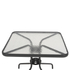 Fotoja e Tavolinë katrore jashtë Figo 80×80×71 Hcm (HM5972.01), gri, Picture 4