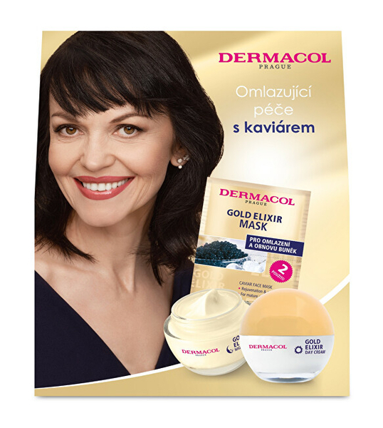 Fotoja e Set kozmetik Dermacol Gold Elixir, 2 copë