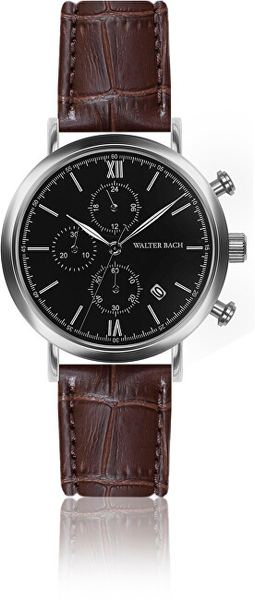 Fotoja e Orë për meshkuj Walter Bach Augsburg Chronograph, e kaftë/ zezë