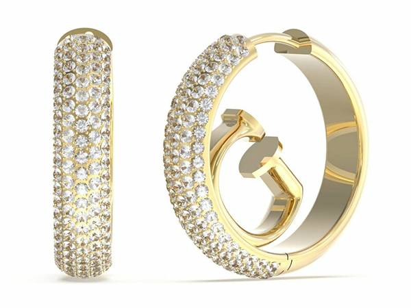 Fotoja e Vathë për femra GUESS JUBE03299JWYGT/U, të artë
