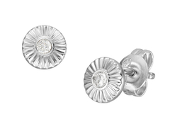 Fotoja e Vathë për femra Fossil Circle, të argjendtë/transparent