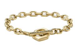 Fotoja e Byzylyk për meshkuj Armani Exchange AXG0104710, 22cm, i artë