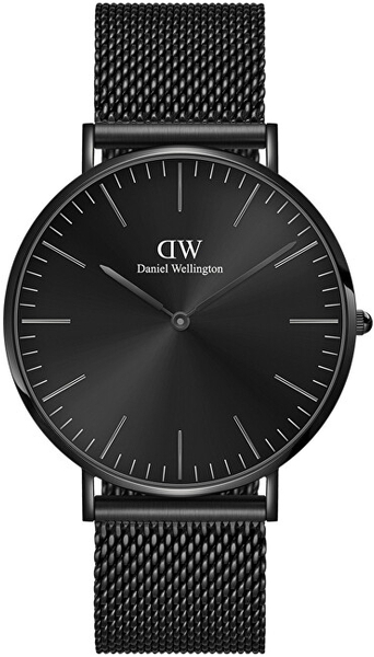 Fotoja e Orë për meshkuj Daniel Wellington, e zezë
