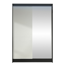Fotoja e Dollap LINO I + LED, Zezë / Bardhë