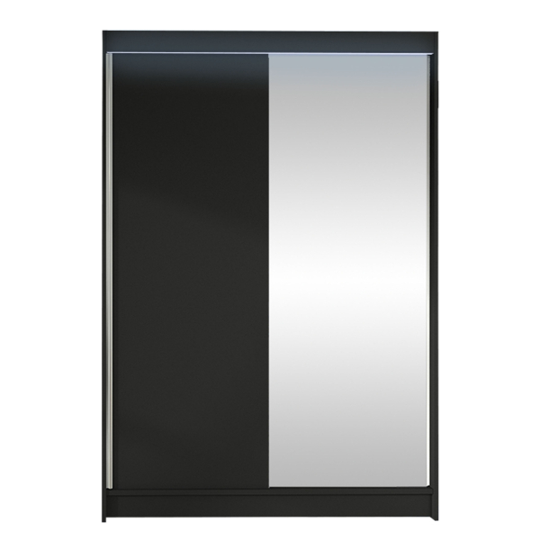 Fotoja e Dollap LINO I + LED, Zezë