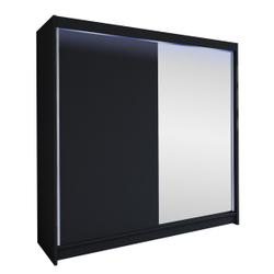 Fotoja e Dollap TALIN I + LED, Zezë
