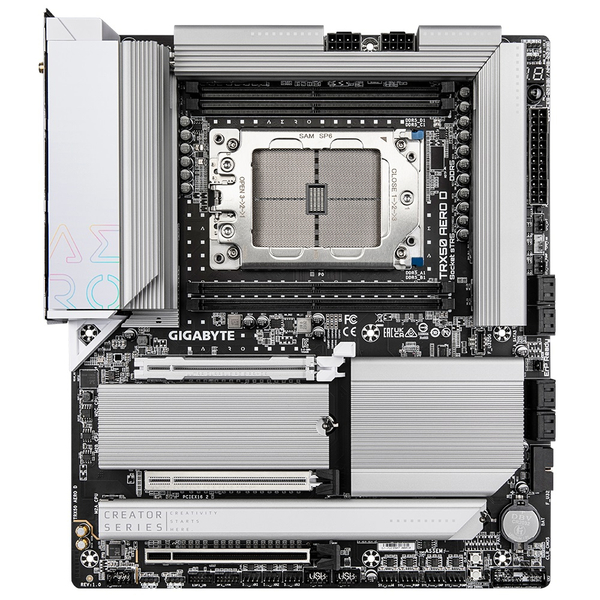 Fotoja e Pllakë amë Gigabyte TRX50 AERO D, E-ATX, sTR5, DDR5, e zezë