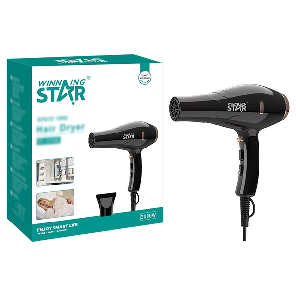 Fotoja e Tharëse për flokë Winning Star ST-5706, 2000W, e zezë