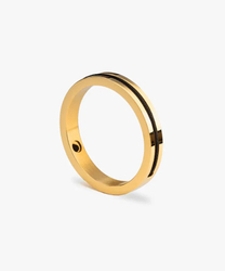 Fotoja e Pig & Hen NAVARCH RING 4 - BLACK GOLD