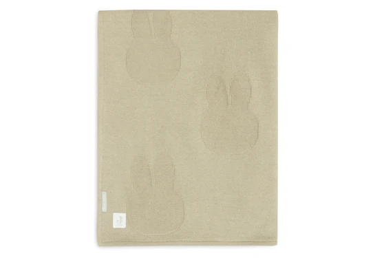 Fotoja e Plaf per bebe 75x100cm Miffy - Olive Green/Coral Fleece