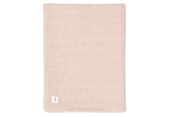 Fotoja e Plaf per bebe 75x100cm Grain Knit-Wild Rose/Velvet