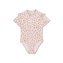Fotoja e Swimsuit | Leopard | për vajza me mëngë të shkurtra  86/92