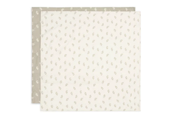 Fotoja e Mbulesa te holla muslin 115x115cm Twig - Olive Green - 2 Pack