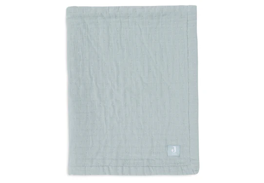 Fotoja e Batanije Muslin 75x100cm Jacquard - Sea Green