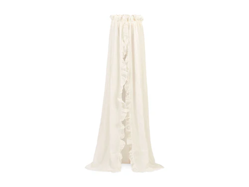 Fotoja e Perde per krevet bebesh- Vintage 155cm Ruffle - Ivory
