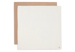 Fotoja e Mbulesa te holla muslin 115x115cm Biscuit/Ivory - 2 Pack