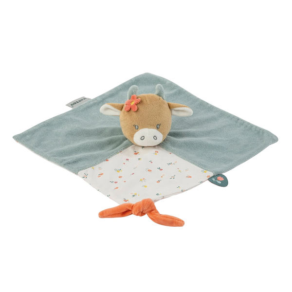 Fotoja e Mbajtse per meme Doudou Cow Mila- 30x30 cm - Dusty Blue