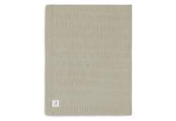 Fotoja e Plaf per bebe 75x100cm Grain Knit - Olive Green