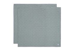 Fotoja e Mbulesa te holla muslin 115x115cm Miffy Silhouettes - Sea Green - 2 Pack