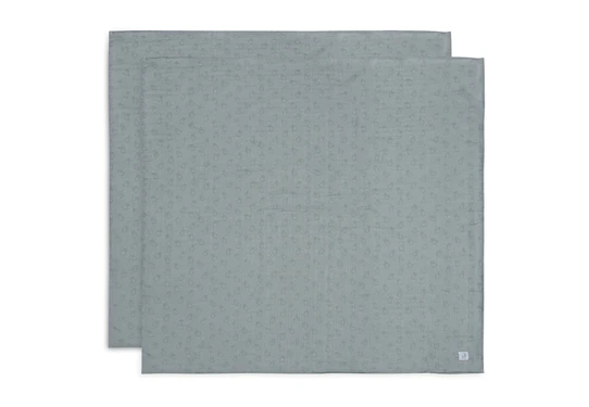Fotoja e Mbulesa te holla muslin 115x115cm Miffy Silhouettes - Sea Green - 2 Pack