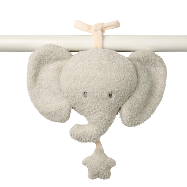 Fotoja e Loder me muzik Elephant - 20 cm - Teddy Grey