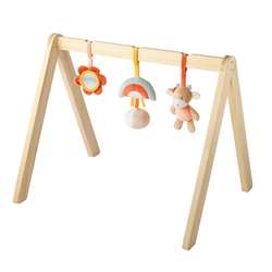 Fotoja e Hark druri dhe lodra varse Hanging Toys Mila, Lana and Zoe- 60x50 cm - Coral