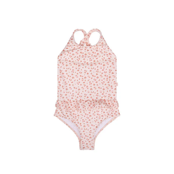 Fotoja e Swimsuit | Leopard Old Pink | për vajza pa mëngë 122/128