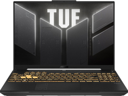 Fotoja e Laptop ASUS TUF Gaming F16, 16", Intel Core Ultra 5 210H, Full HD+, 8 GB DDR5-SDRAM, 512 GB SSD, NVIDIA GeForce RTX 4050, i hirtë