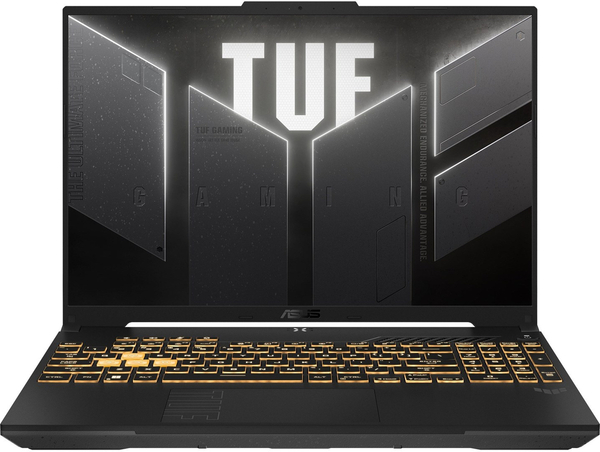 Fotoja e Laptop ASUS TUF Gaming F16, 16", Intel Core Ultra 5 210H, Full HD+, 8 GB DDR5-SDRAM, 512 GB SSD, NVIDIA GeForce RTX 4050, i hirtë