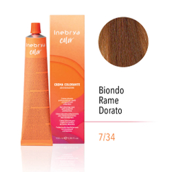 Fotoja e Ngjyrë për flokë Inebrya, 7/34 Bionde Bakër, 100 ml