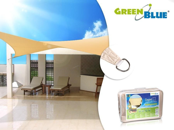Fotoja e [OUTLET] Velë kopshti GreenBlue GB503, 3.6 x 3.6m, bezhë