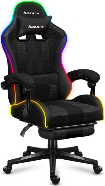 Fotoja e Karrige Huzaro Force 4.7 RGB, e zezë