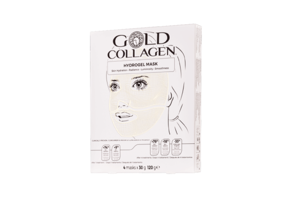 Fotoja e Maskë për fytyrë Gold Collagen Hydrogel, 120g (4 x 30g)