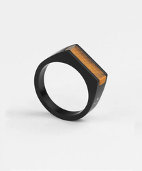 Fotoja e Pig & Hen SIGNET RING 7 MM - TIGER EYE