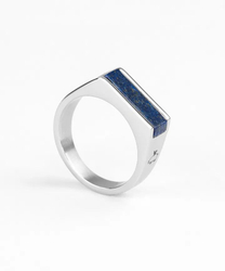 Fotoja e Pig & Hen SIGNET RING 7 MM - LAPIS LAZULI