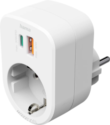 Fotoja e Multi prizë Hama 30W, Fast Charge, 1 USB-C PD, 1 USB-A, 223343