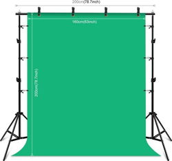 Fotoja e [OUTLET] Set për montimin e sfondeve fotografike Tripod Puluz, 2 x 2 m, 3 copë
