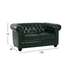 Fotoja e Divan 2 ulëse Chesterfield, PU, 150×90×72 cm (HM3010.08), gjelbër, Picture 2