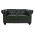 Fotoja e Divan 2 ulëse Chesterfield, PU, 150×90×72 cm (HM3010.08), gjelbër, Picture 3