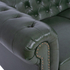 Fotoja e Divan 2 ulëse Chesterfield, PU, 150×90×72 cm (HM3010.08), gjelbër, Picture 7