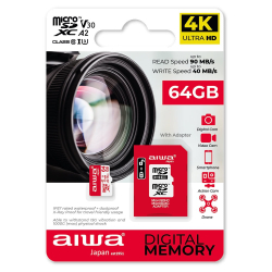 Fotoja e SD Kart Memorie AIWA MSDV30-64GB