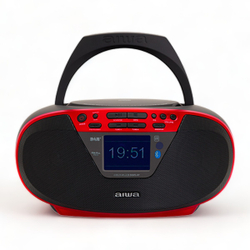 Fotoja e Radio Boombox Portative me DAB+, CD, Bluetooth dhe USB AIWA BBTU-500DAB/RD