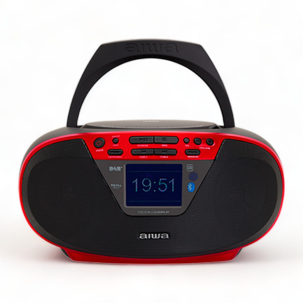 Fotoja e Radio Boombox Portative me DAB+, CD, Bluetooth dhe USB AIWA BBTU-500DAB/RD