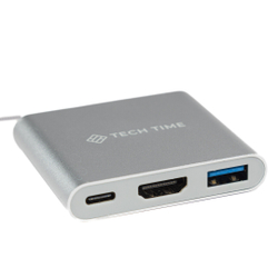 Fotoja e Hub Type-C To Hdmi 3in1 TECH TIME TT24001